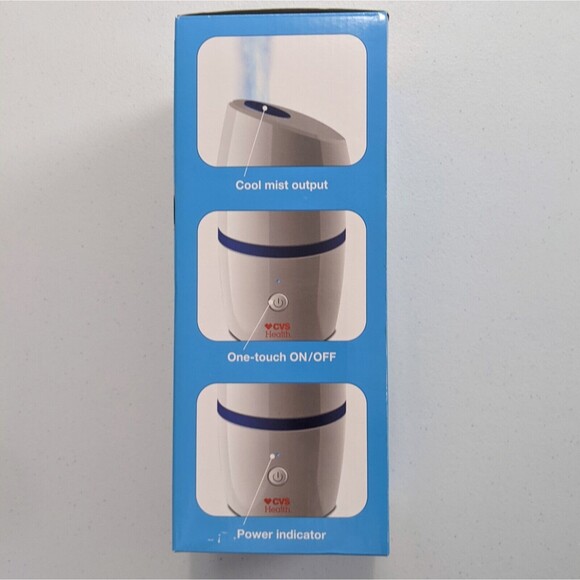 New Portable Ultrasonic Humidifier Cool Mist Travel Small Dorm Office CVS Health - Picture 3 of 9